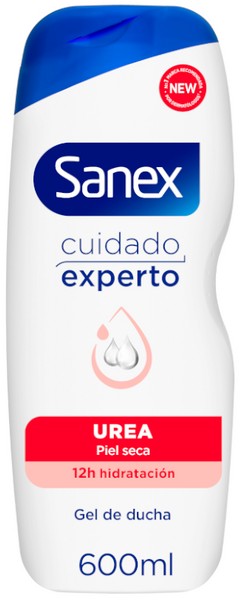 Sanex Cuidado Experto Gel De Ducha Urea Nutritivo 600 Ml