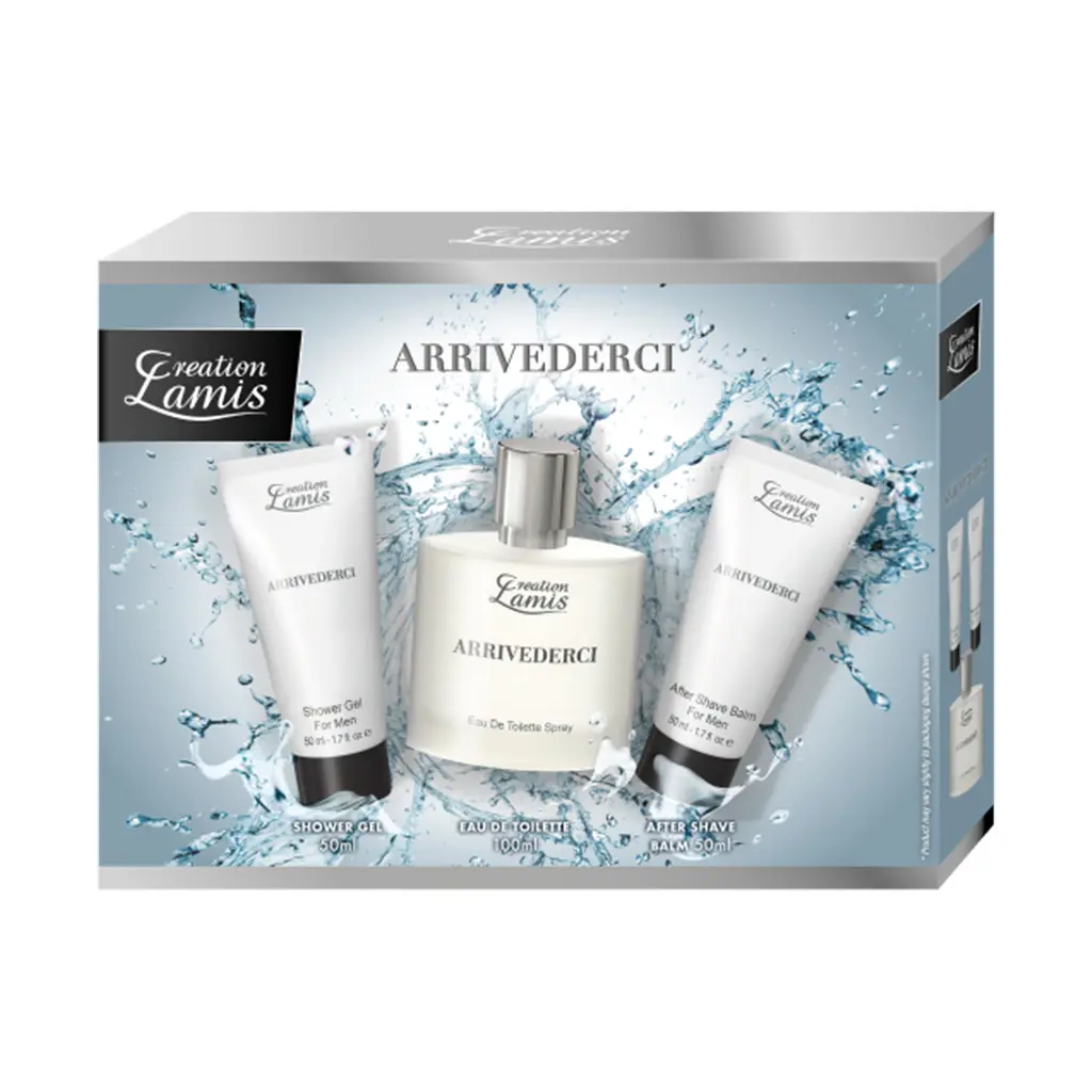 Coffret Homme Arrivederci – Création Lamis Parfum & Soins