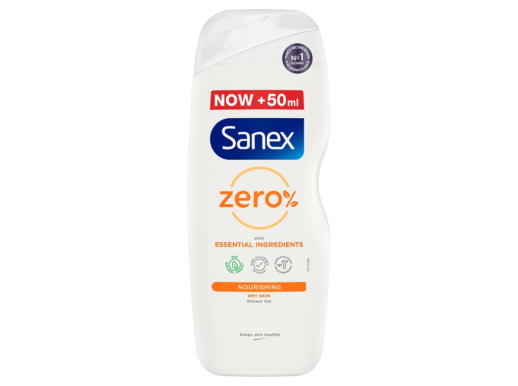 Gel Douche Sanex Zero% 600ml