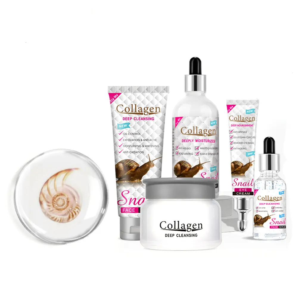 Snail Collagen Packs 4 (Sérum, Crème, , lotion) collagen snail Anti-age, Anti-rides