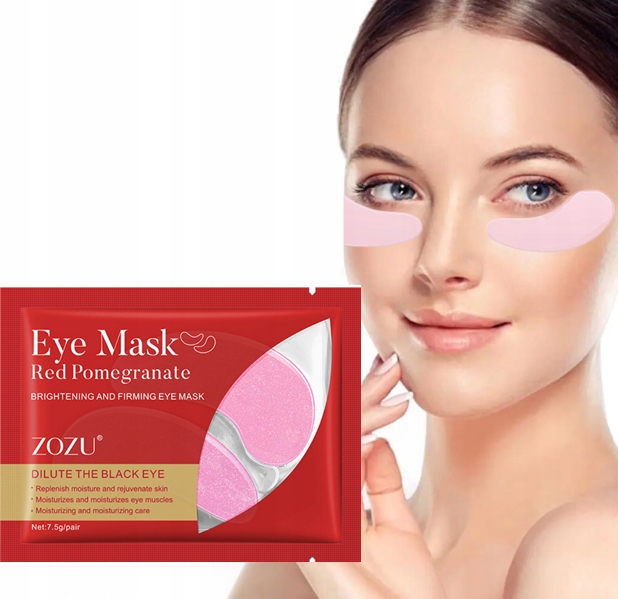 ZOZU – Masque Yeux Grenade Rouge Éclat & Hydratation 