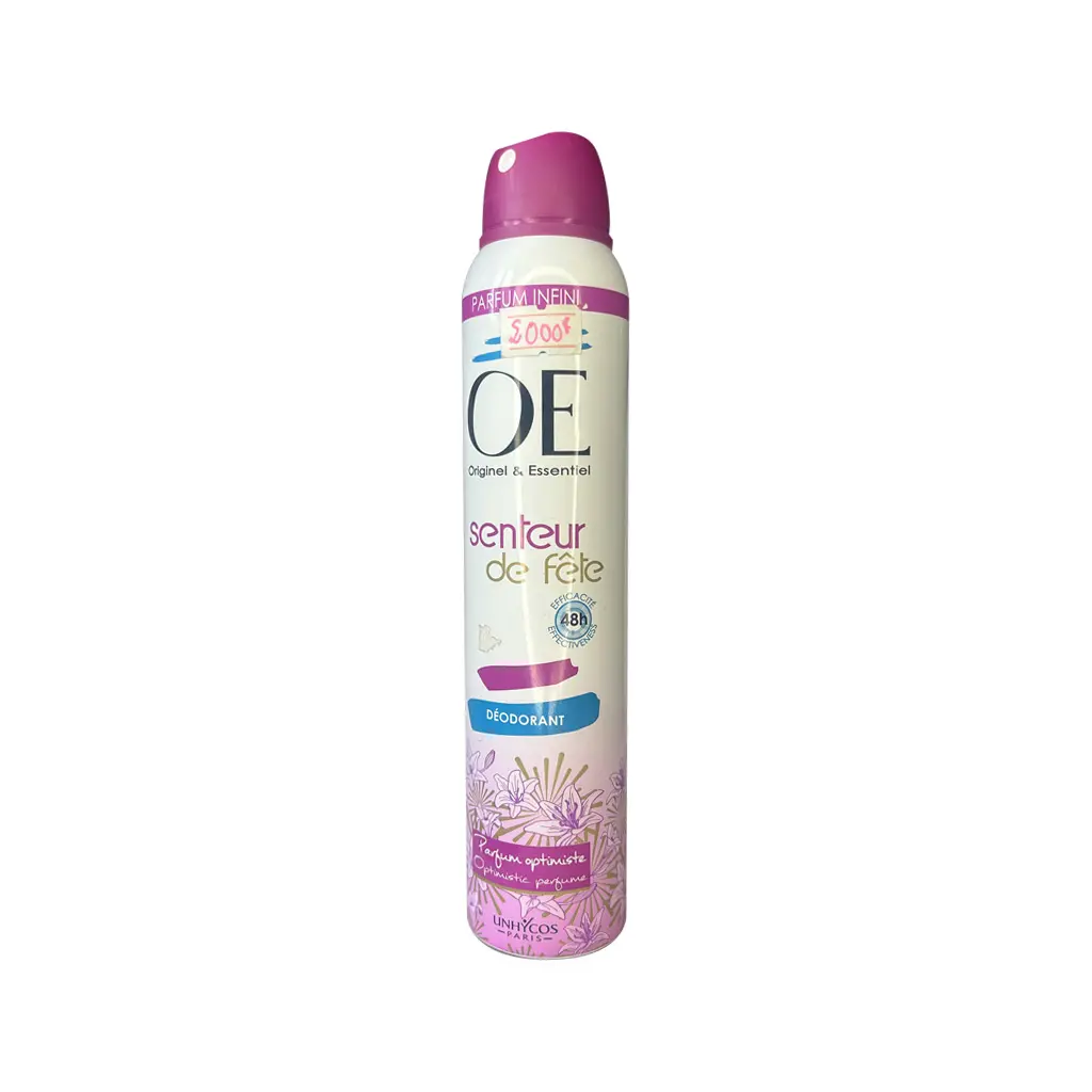 Déodorant OE femme Senteur de fête efficacité 48H 200ml