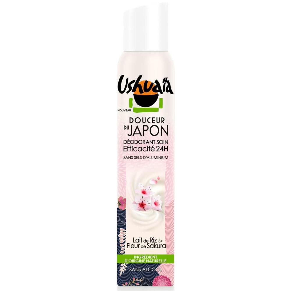 Deodorant Ushuaïa - Gentle Japanese  Spray - Rice Milk & Sakura Blossom - 2OOml