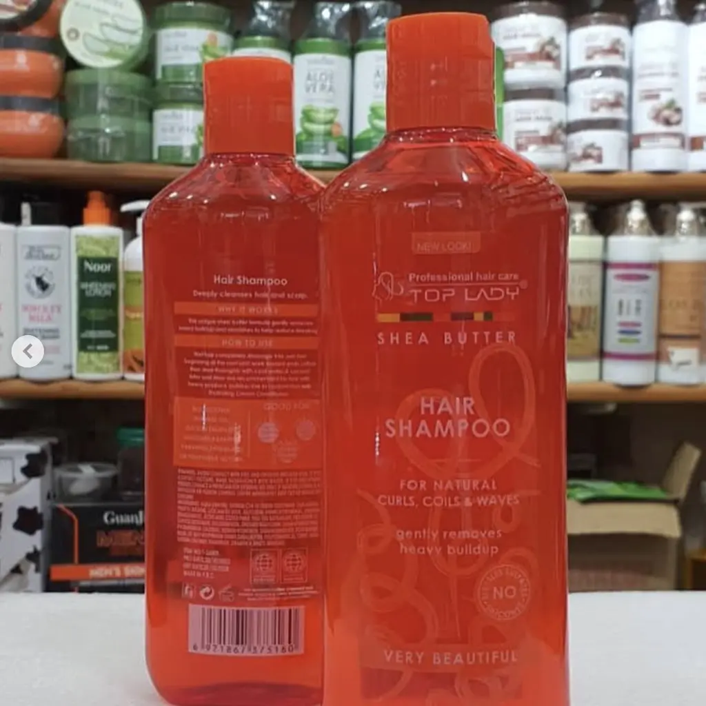 TOP Lady Shea Butter Shampoing Hair 500ml