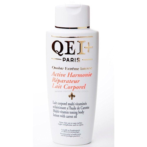 QEI+ Lait Éclaircissant Corporel Harmonie Carotte – Soin Réparateur & Unifiant