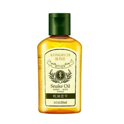 Longrich Snake Oil - pour L'arthirite  les Vergetures et elimine L'acné  donne une peau eclatante  100% Pure 80ML