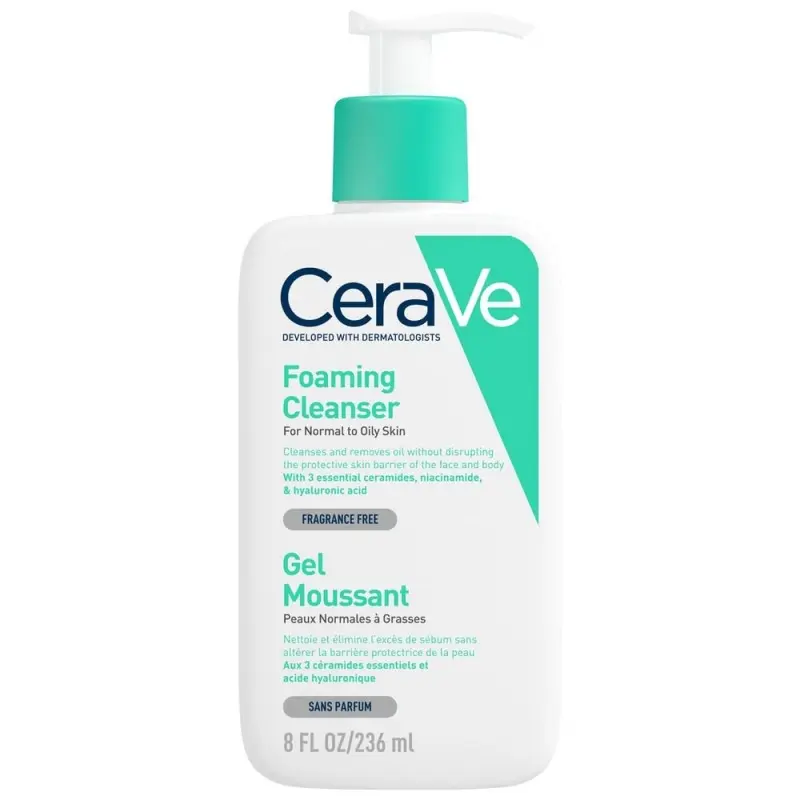 CeraVe Gel moussant pour le visage 236 ml 