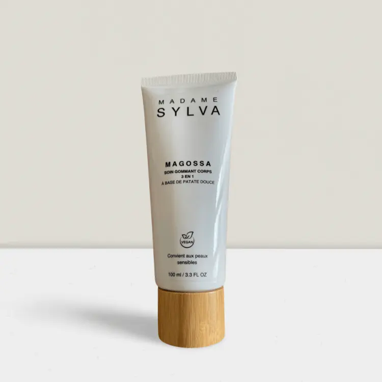 Gommage Corps Soin 3-en-1 Magossa à base de patate douce  - Madame Sylva - 60ml