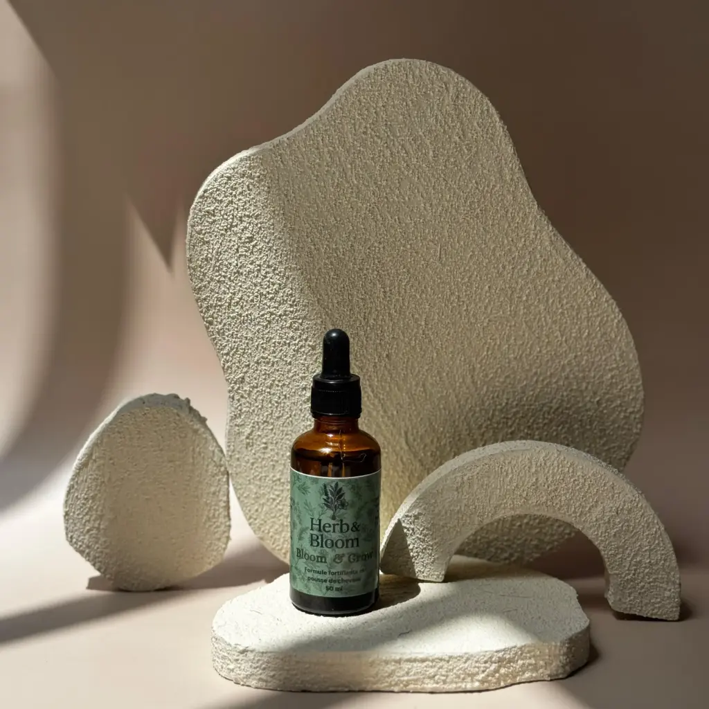   Huile Capillaire à base d'herbes et d'huiles essentielles puissante by BLOOM & GROW 