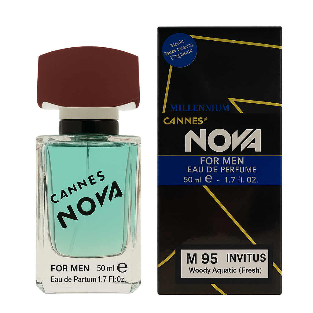 Cannes NOVA - INVITUS M95-eau de parfum homme -50ml  