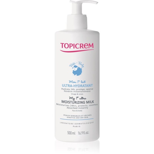 Lait TOPICREM mon 1er Lait Ultra Hydratant 500 ml