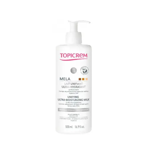  Topicrem Mela LAIT de Corps Unifiant et Ultra Hydratant