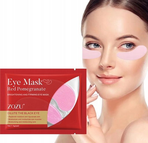 ZOZU – Masque Yeux Grenade Rouge Éclat & Hydratation 