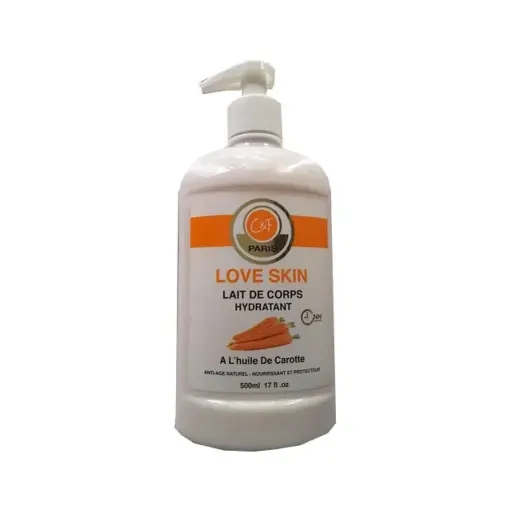Lait LOVE SKIN HUILE CARROT 500ml