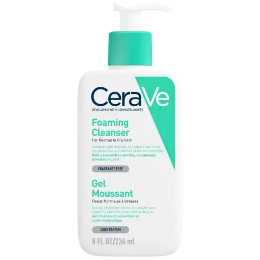 CeraVe Gel moussant pour le visage 236 ml 