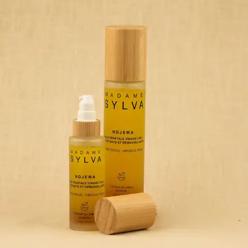 Huile Nettoyante et Démaquillante Ndjema - Madame Sylva- 60 ml