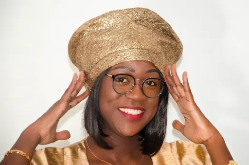 BERET en Brocard Doré de chez Maison Momy 