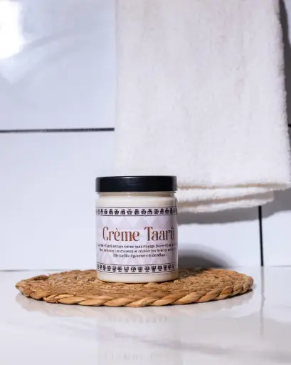 Créme sans rinçage a base de gombo,aloe vera,et de cacao  pour Cheveux Bouclés et définies:TAARU by BK YACINE