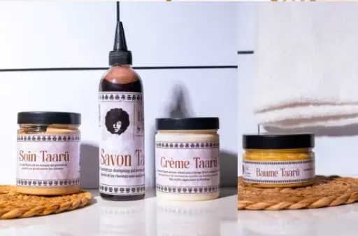 Gamme Réparateur soin profond pour cheveux secs et abimés :TAARU by BK YACINE