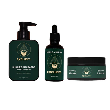 Gamme Croissance EXCLUSIV. – Routine Barbe Forte & Dense